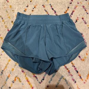 Blue lululemon shorts size 4